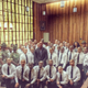 Dwayne Johnson surrounded by graduates of Miami-Dade County Corrections and Rehabilitation Department Boot Camp Program.
Dwayne Johnson Instagram
